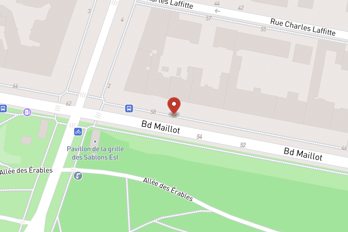 Plan de situation — 56 Boulevard Maillot