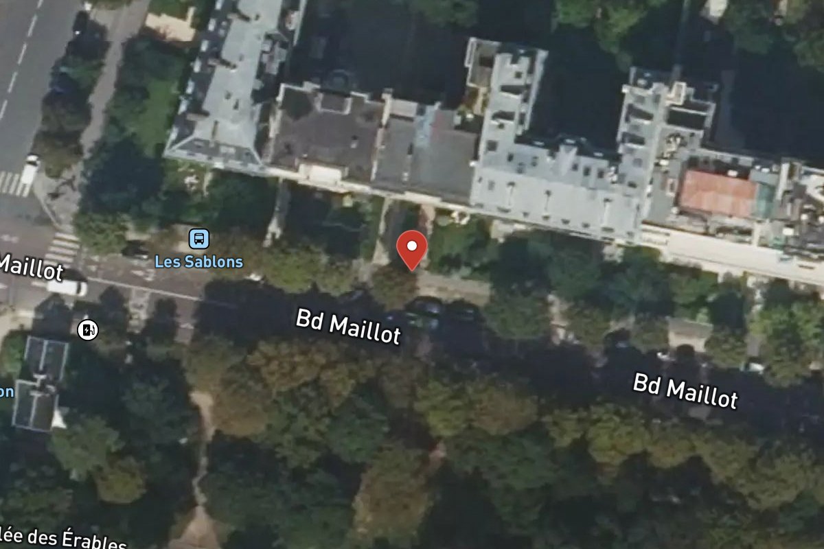 Vue satellite — 56 Boulevard Maillot