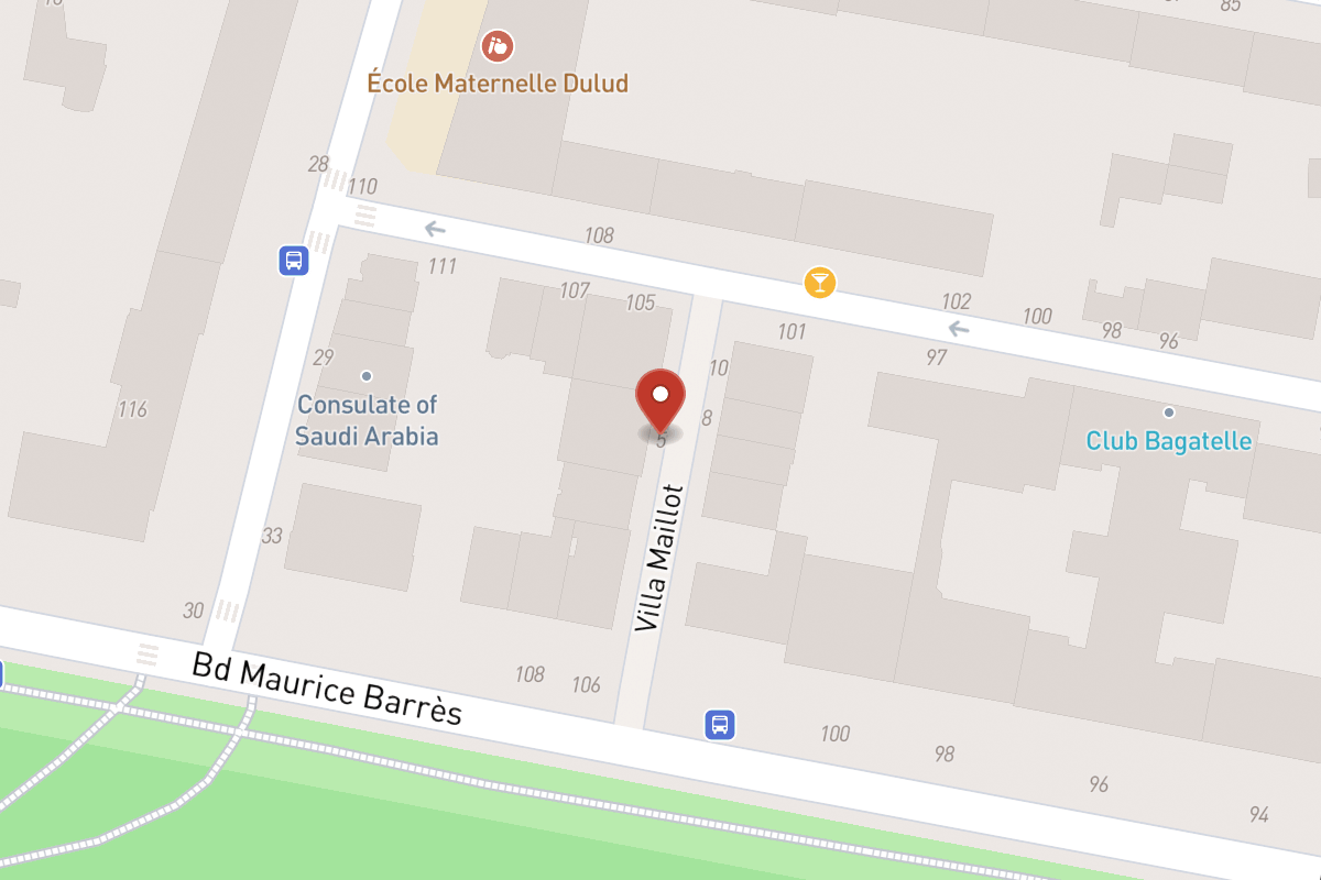 Plan de situation — 5 Boulevard Maillot