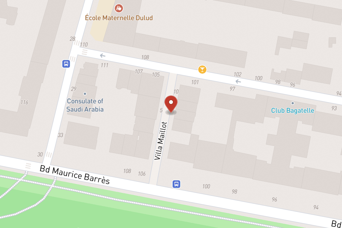 Plan de situation — 6 Boulevard Maillot