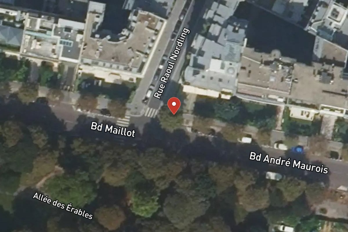Vue satellite — 8BIS Boulevard Maillot