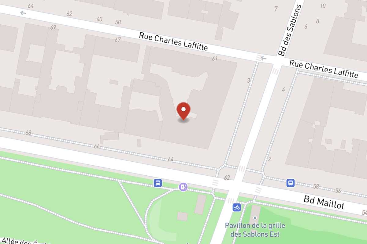 Plan de situation — 8 Boulevard Maillot
