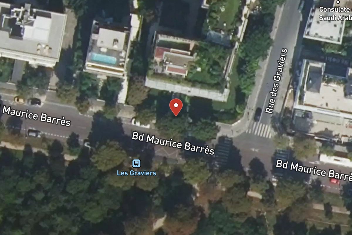 Vue satellite — 116 Boulevard Maurice Barrès