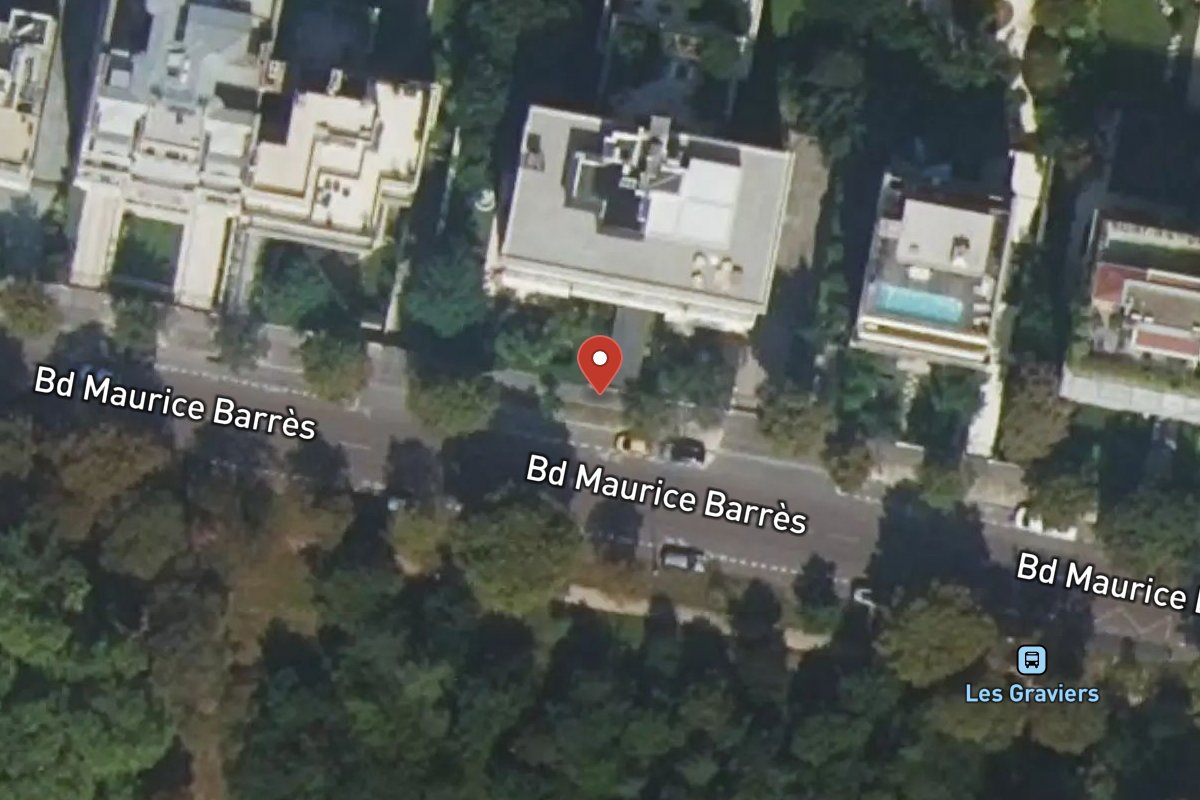 Vue satellite — 120 Boulevard Maurice Barrès