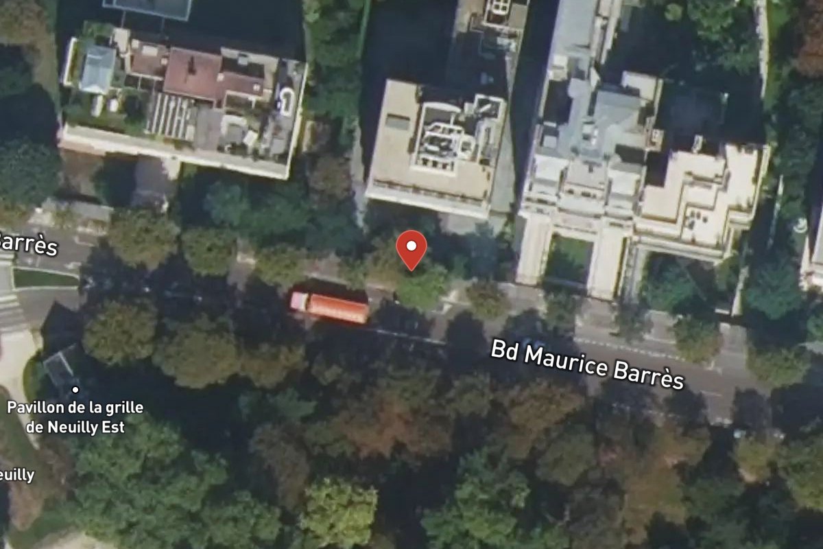 Vue satellite — 126 Boulevard Maurice Barrès