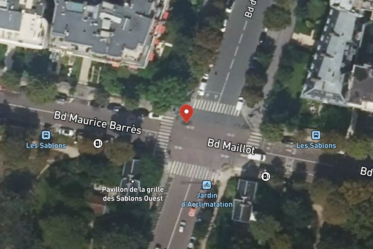 Vue satellite — 62 Boulevard Maurice Barrès