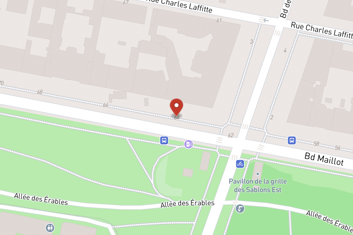 Plan de situation — 64 Boulevard Maurice Barrès