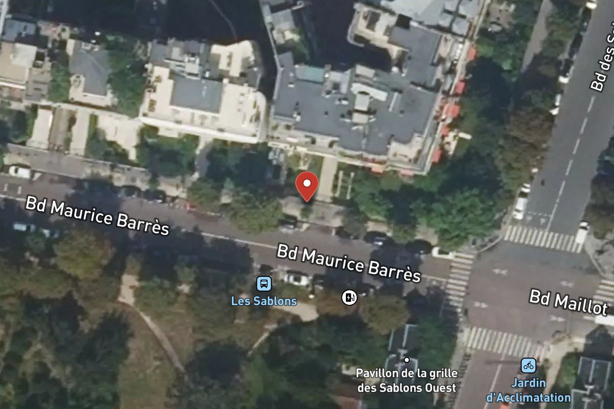 Vue satellite — 64 Boulevard Maurice Barrès