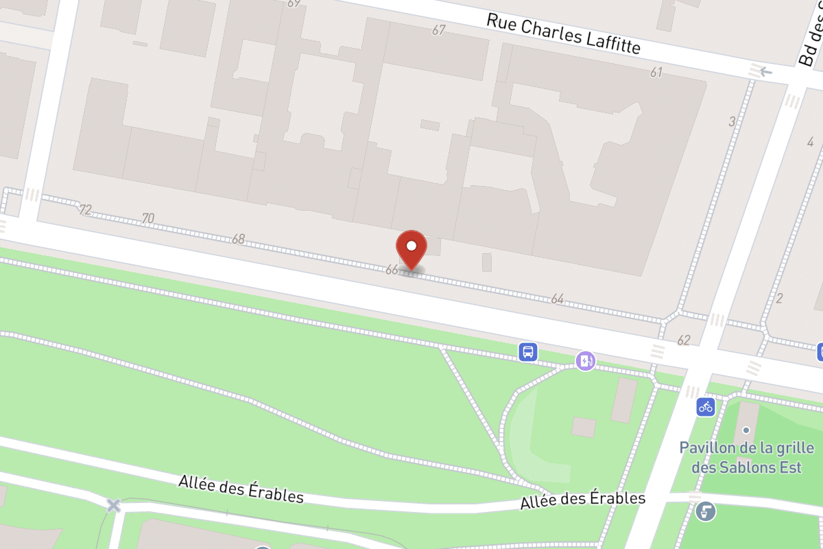 Plan de situation — 66BIS Boulevard Maurice Barrès