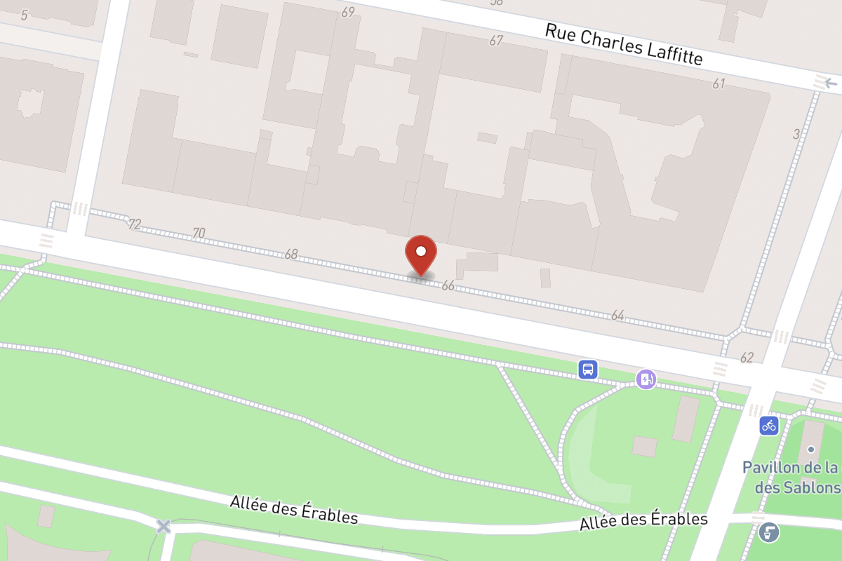 Plan de situation — 66TER Boulevard Maurice Barrès