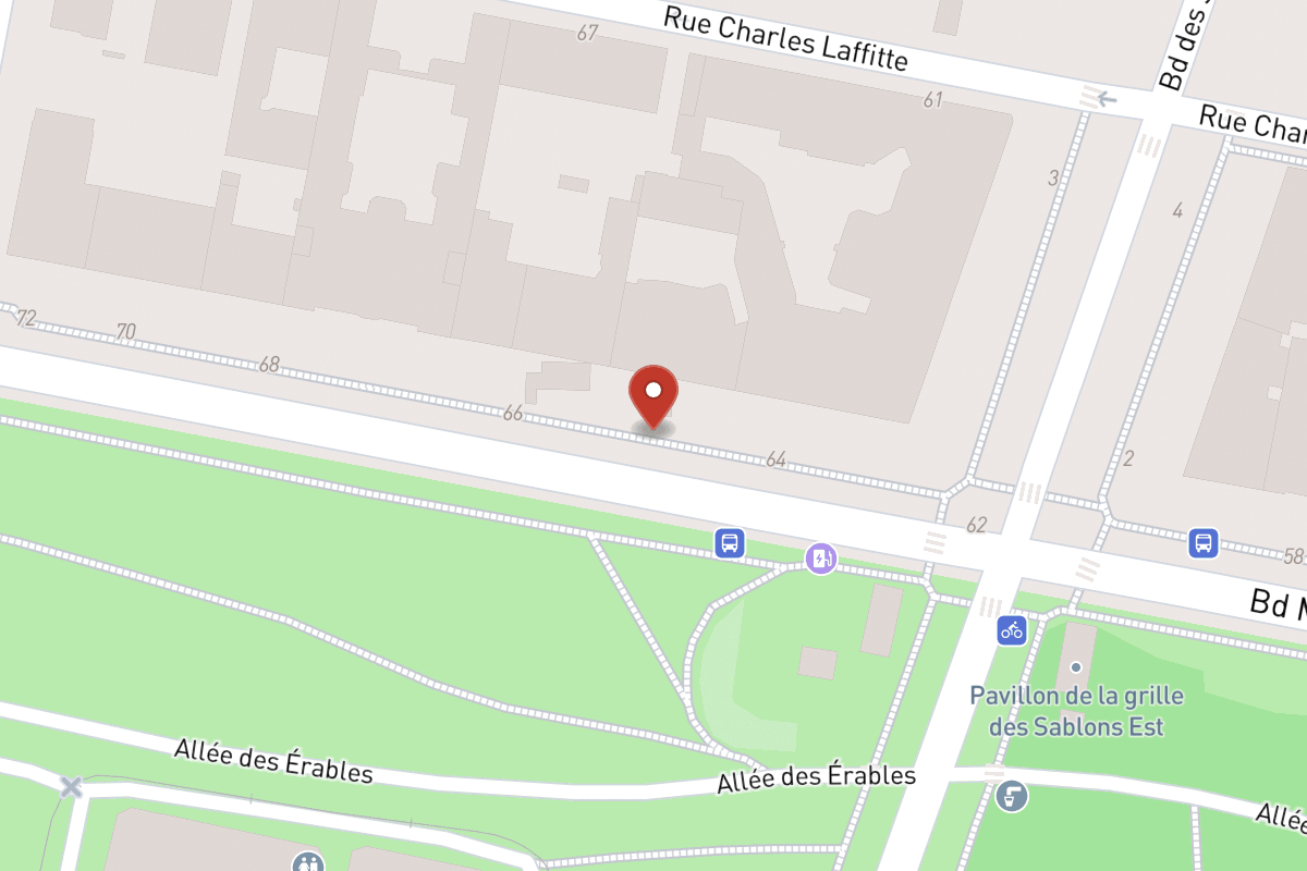 Plan de situation — 66 Boulevard Maurice Barrès