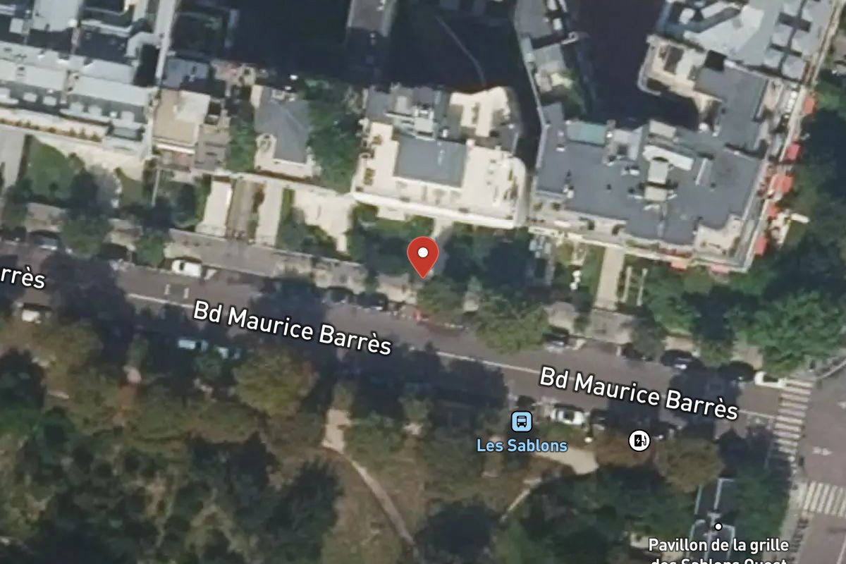 Vue satellite — 66 Boulevard Maurice Barrès