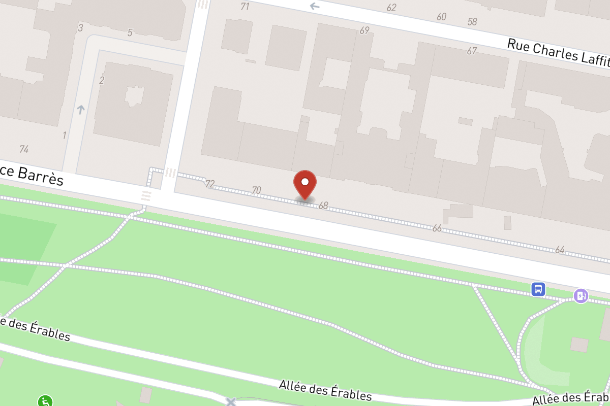 Plan de situation — 68BIS Boulevard Maurice Barrès