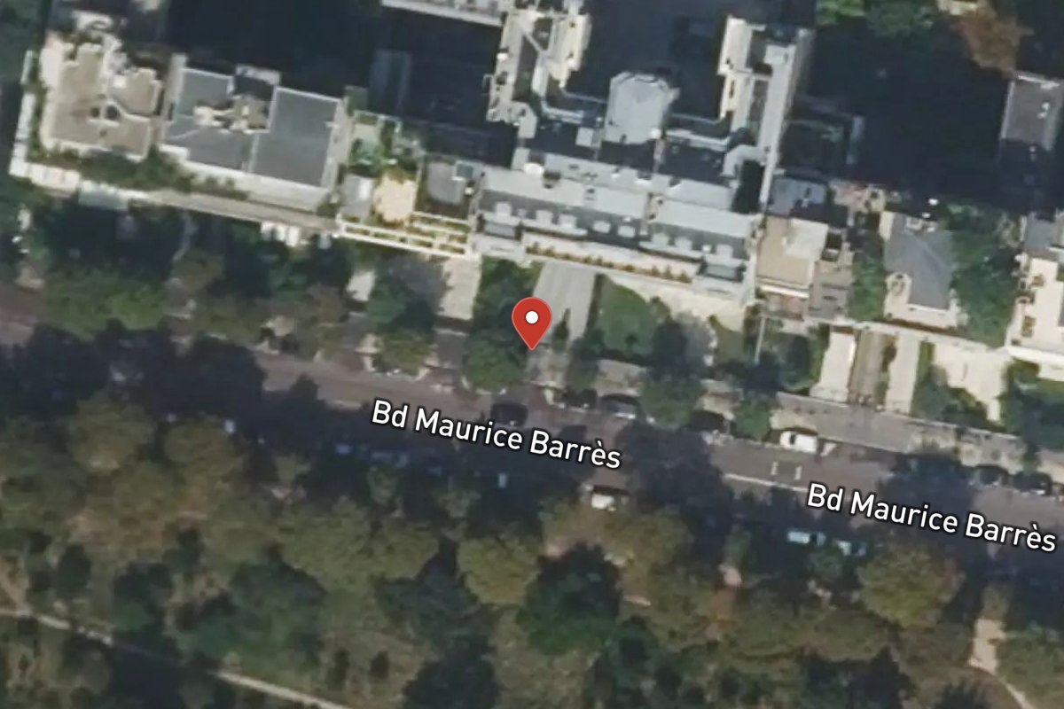Vue satellite — 68 Boulevard Maurice Barrès