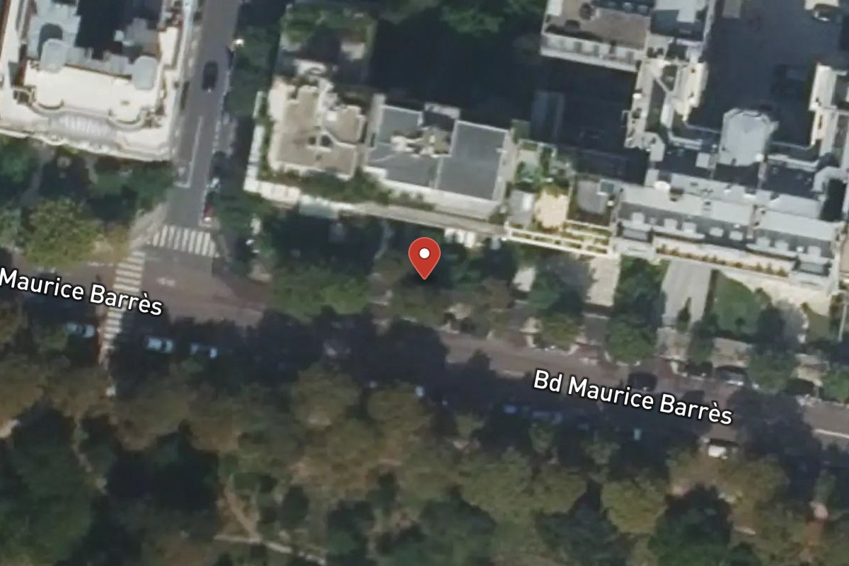 Vue satellite — 70 Boulevard Maurice Barrès