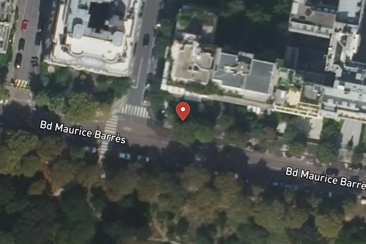Vue satellite — 72 Boulevard Maurice Barrès