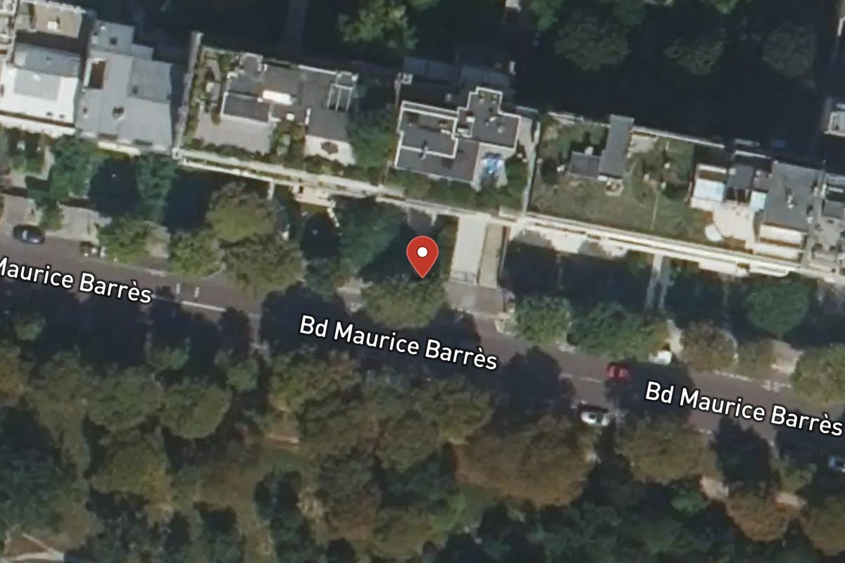 Vue satellite — 76 Boulevard Maurice Barrès