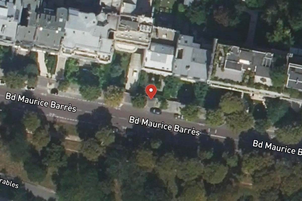 Vue satellite — 82 Boulevard Maurice Barrès