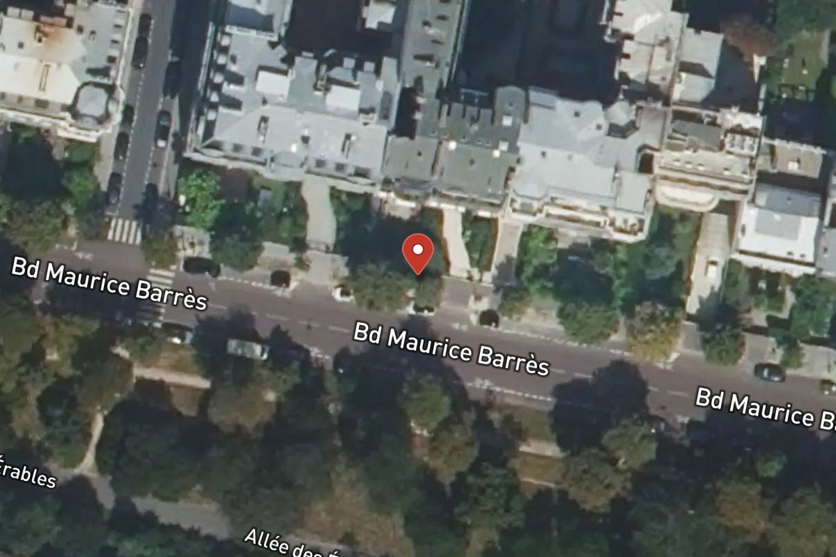 Vue satellite — 88 Boulevard Maurice Barrès