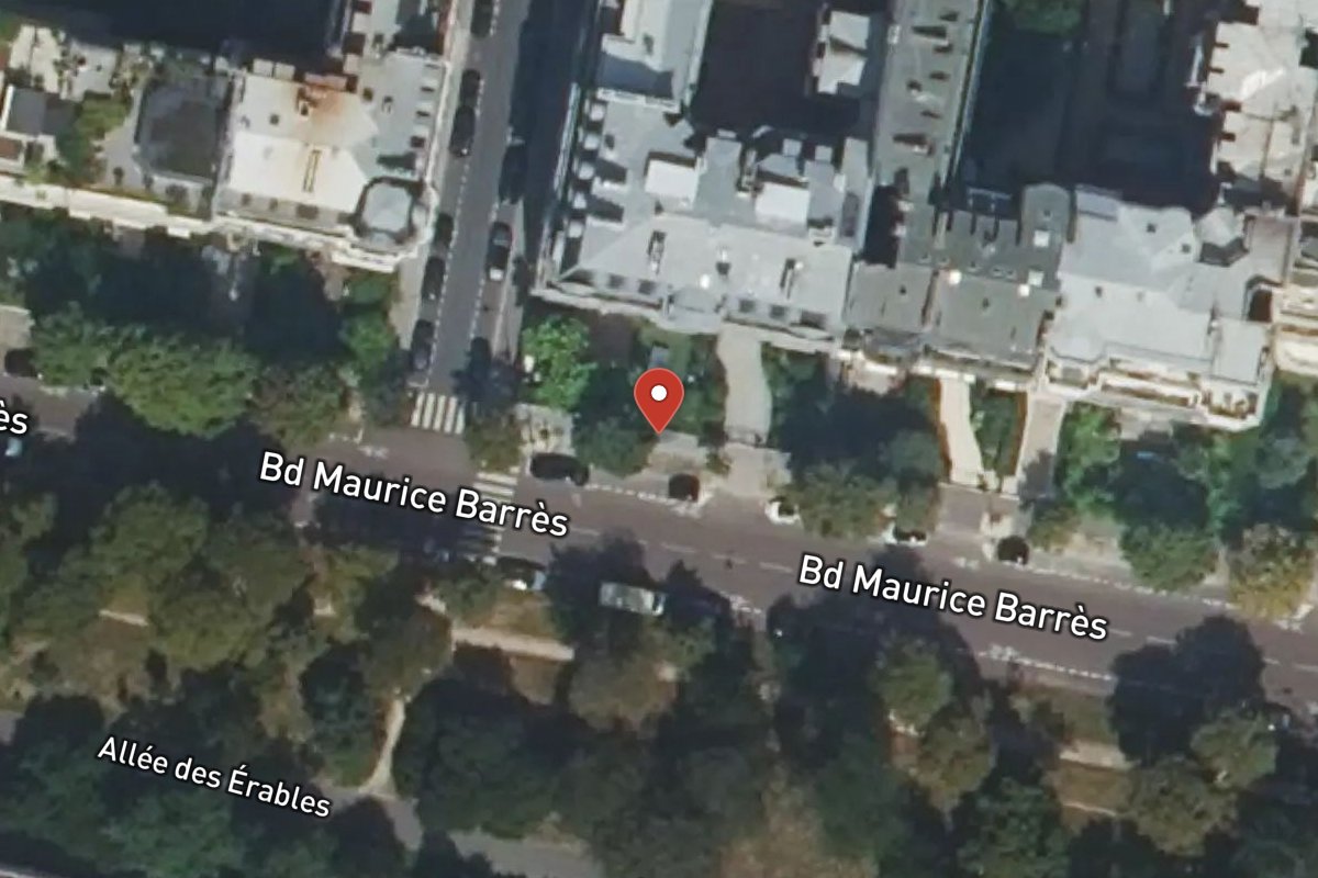 Vue satellite — 90 Boulevard Maurice Barrès