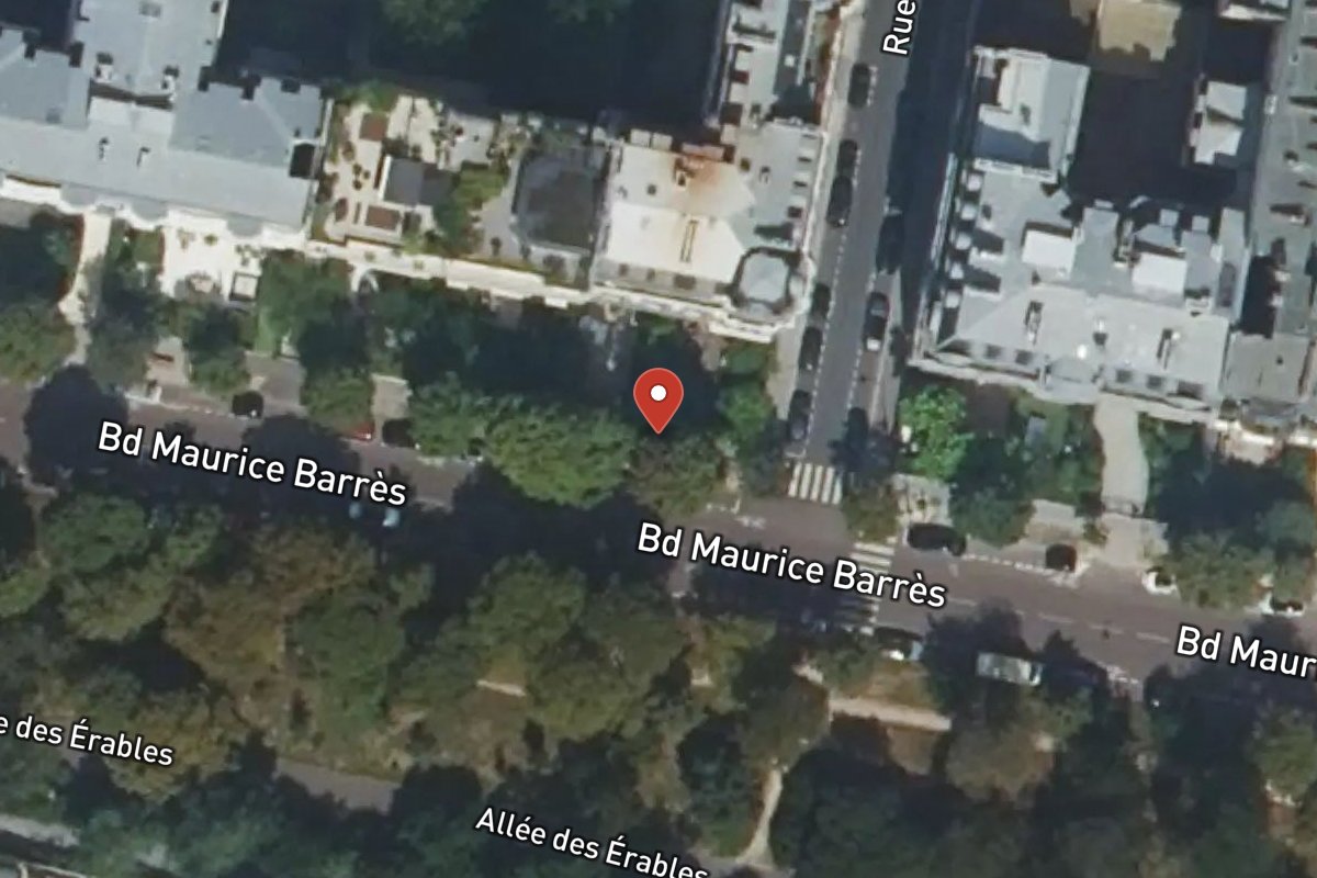 Vue satellite — 92 Boulevard Maurice Barrès
