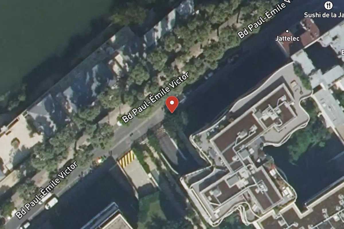 Vue satellite — 11 boulevard paul-émile victor