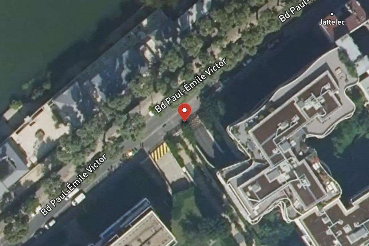 Vue satellite — 13 boulevard paul-émile victor