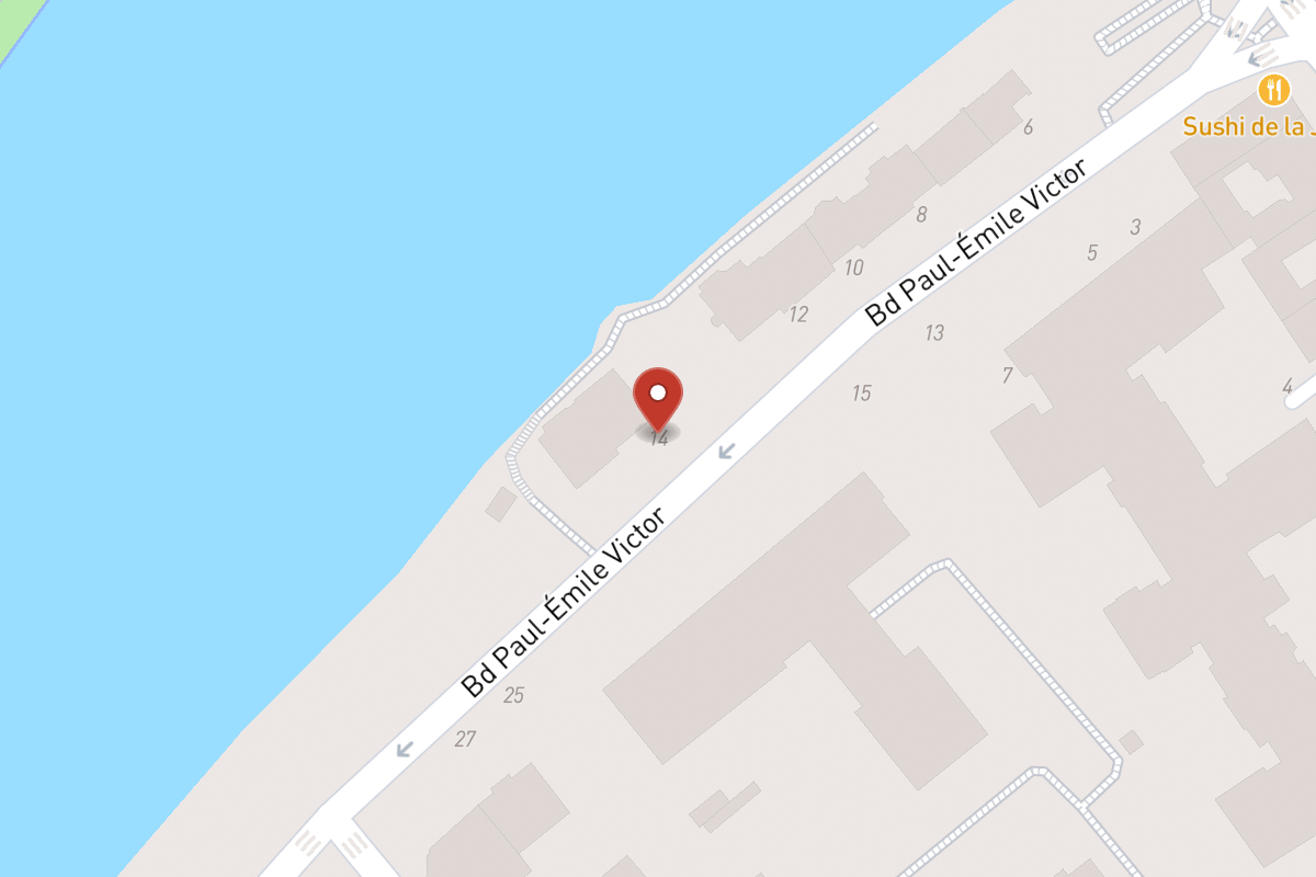 Plan de situation — 14 boulevard paul-émile victor