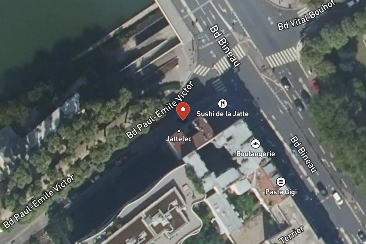 Vue satellite — 1BIS boulevard paul-émile victor