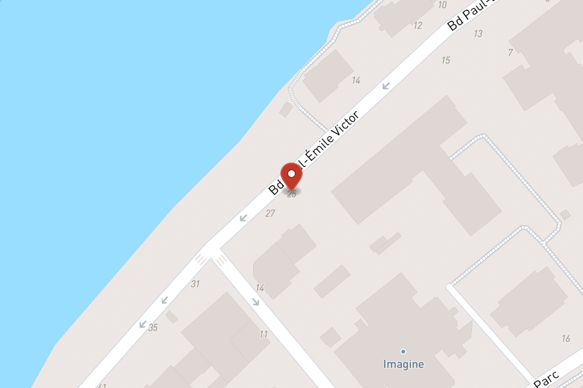 Plan de situation — 25 boulevard paul-émile victor
