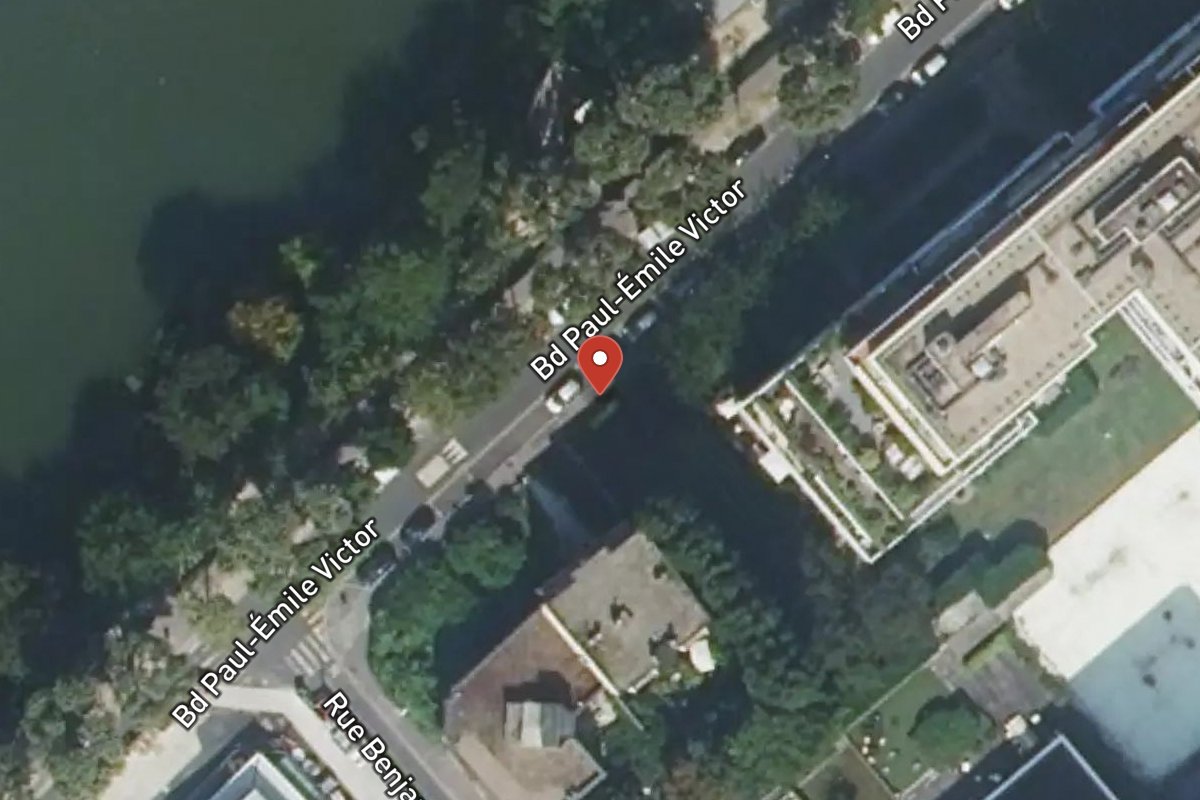 Vue satellite — 25 boulevard paul-émile victor