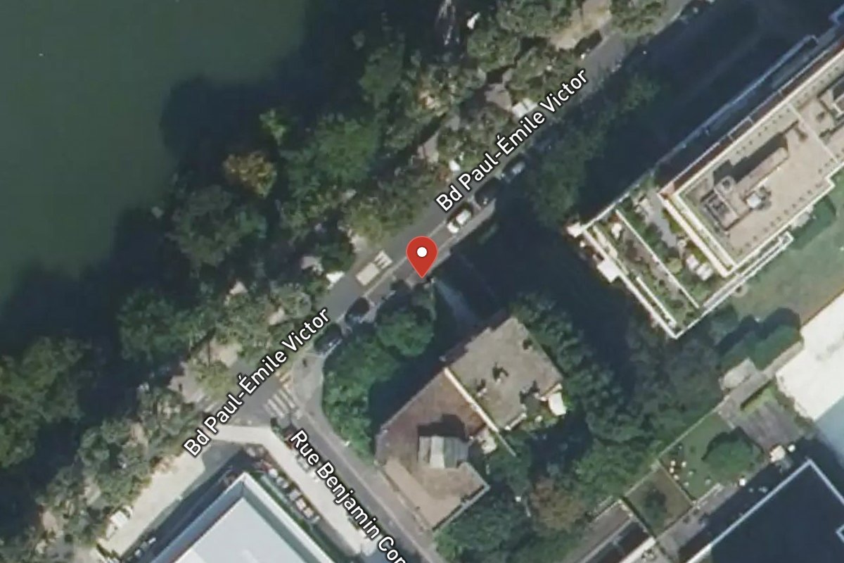 Vue satellite — 27 boulevard paul-émile victor
