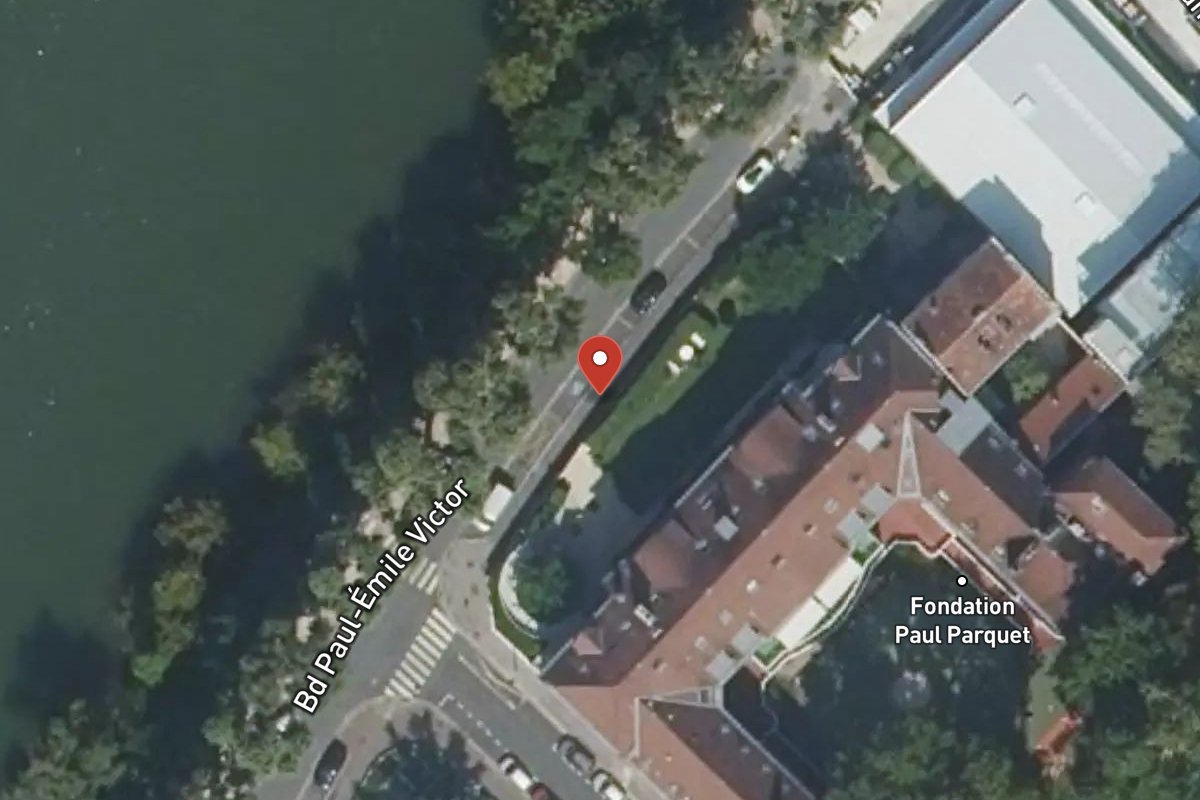 Vue satellite — 41 boulevard paul-émile victor