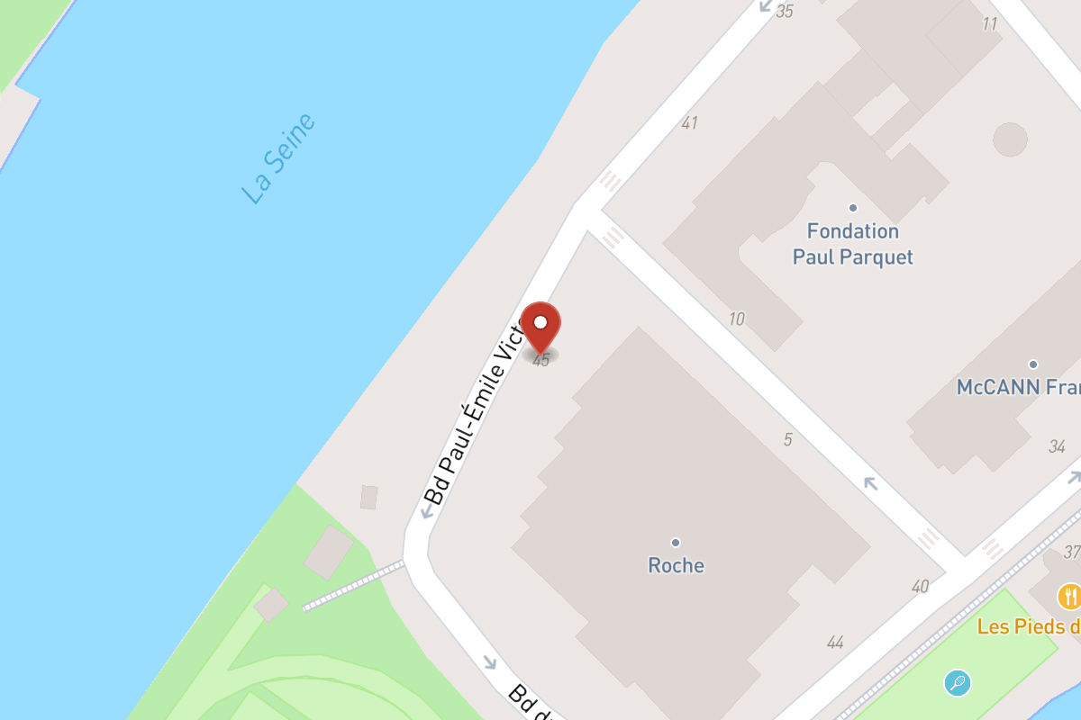 Plan de situation — 45 boulevard paul-émile victor