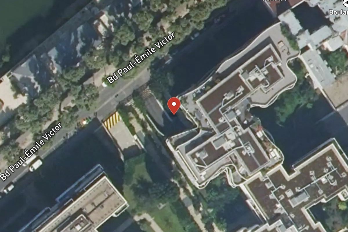 Vue satellite — 7 boulevard paul-émile victor