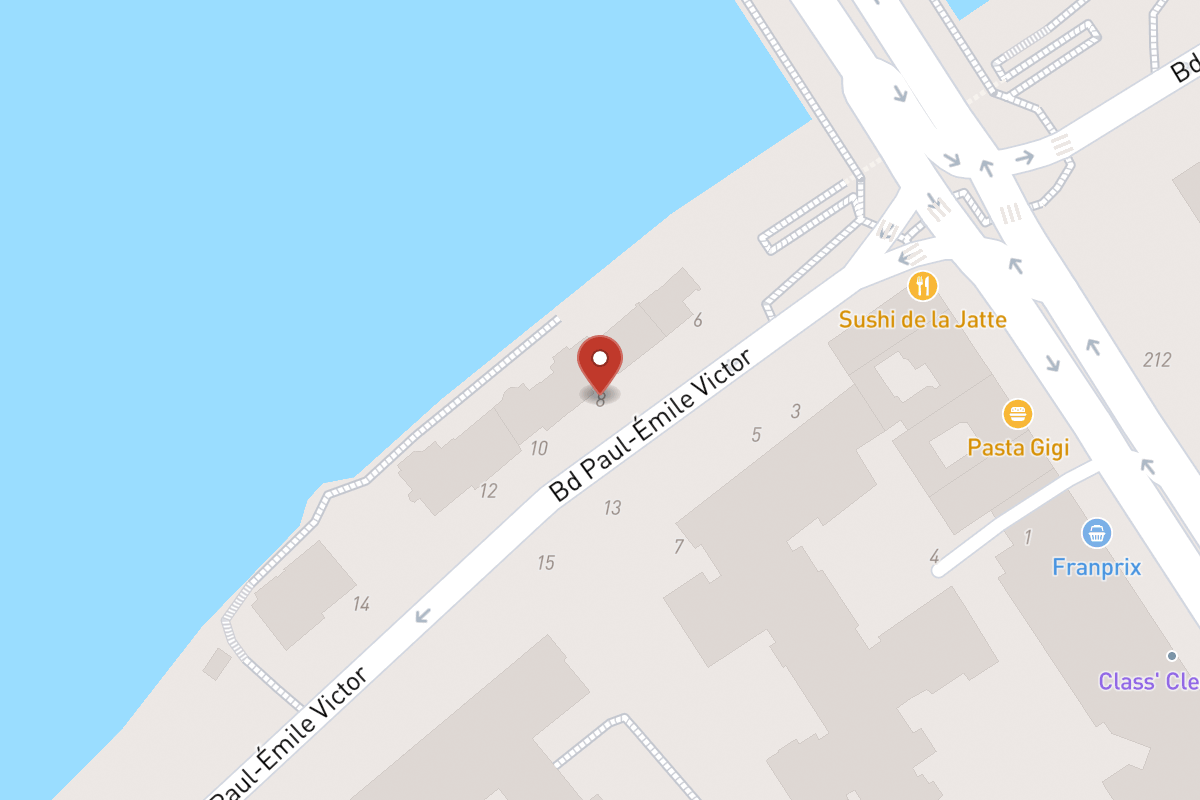 Plan de situation — 8 boulevard paul-émile victor