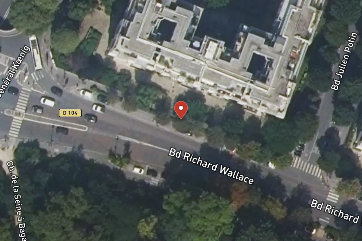 Vue satellite — 1BIS Boulevard Richard Wallace