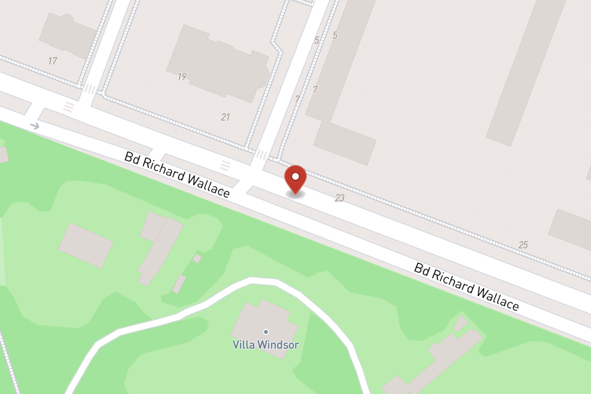 Plan de situation — 23 Boulevard Richard Wallace