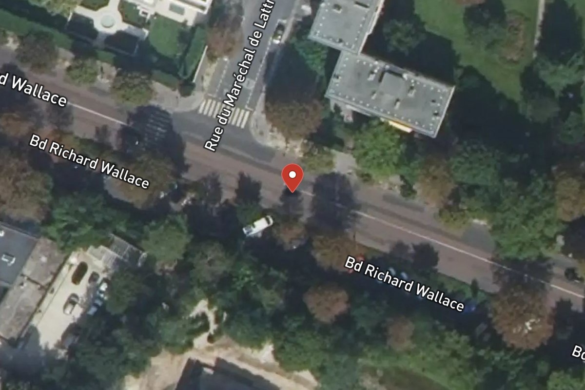 Vue satellite — 23 Boulevard Richard Wallace