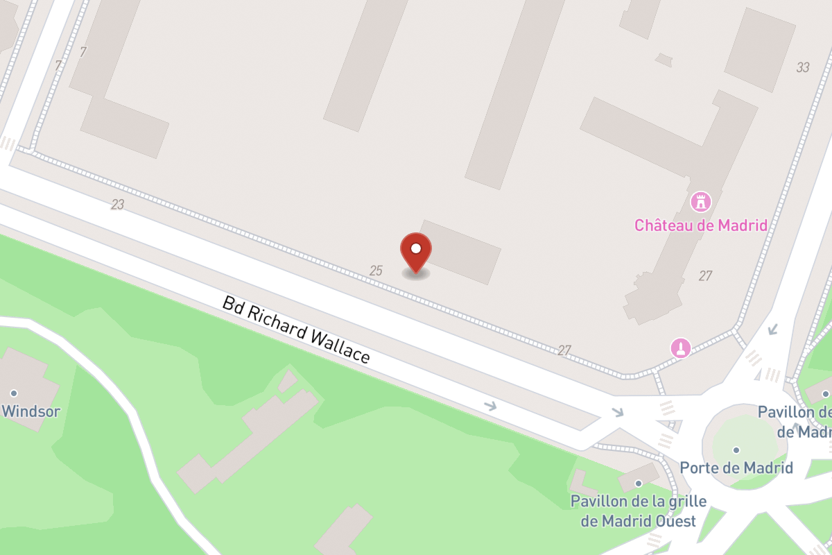 Plan de situation — 25 Boulevard Richard Wallace