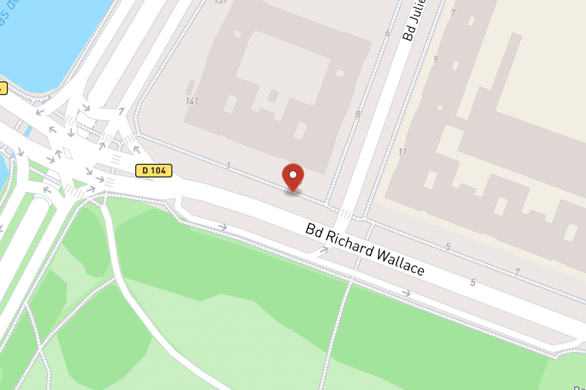 Plan de situation — 3 Boulevard Richard Wallace
