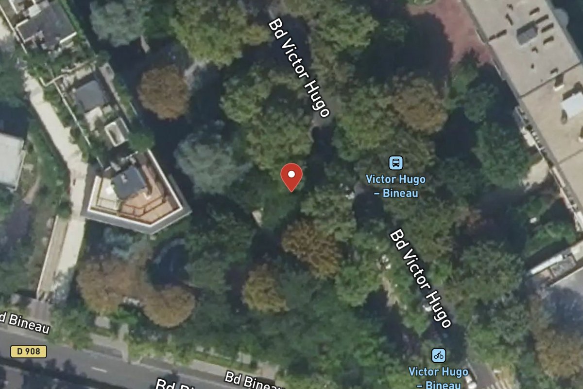 Vue satellite — 35 Boulevard Victor Hugo