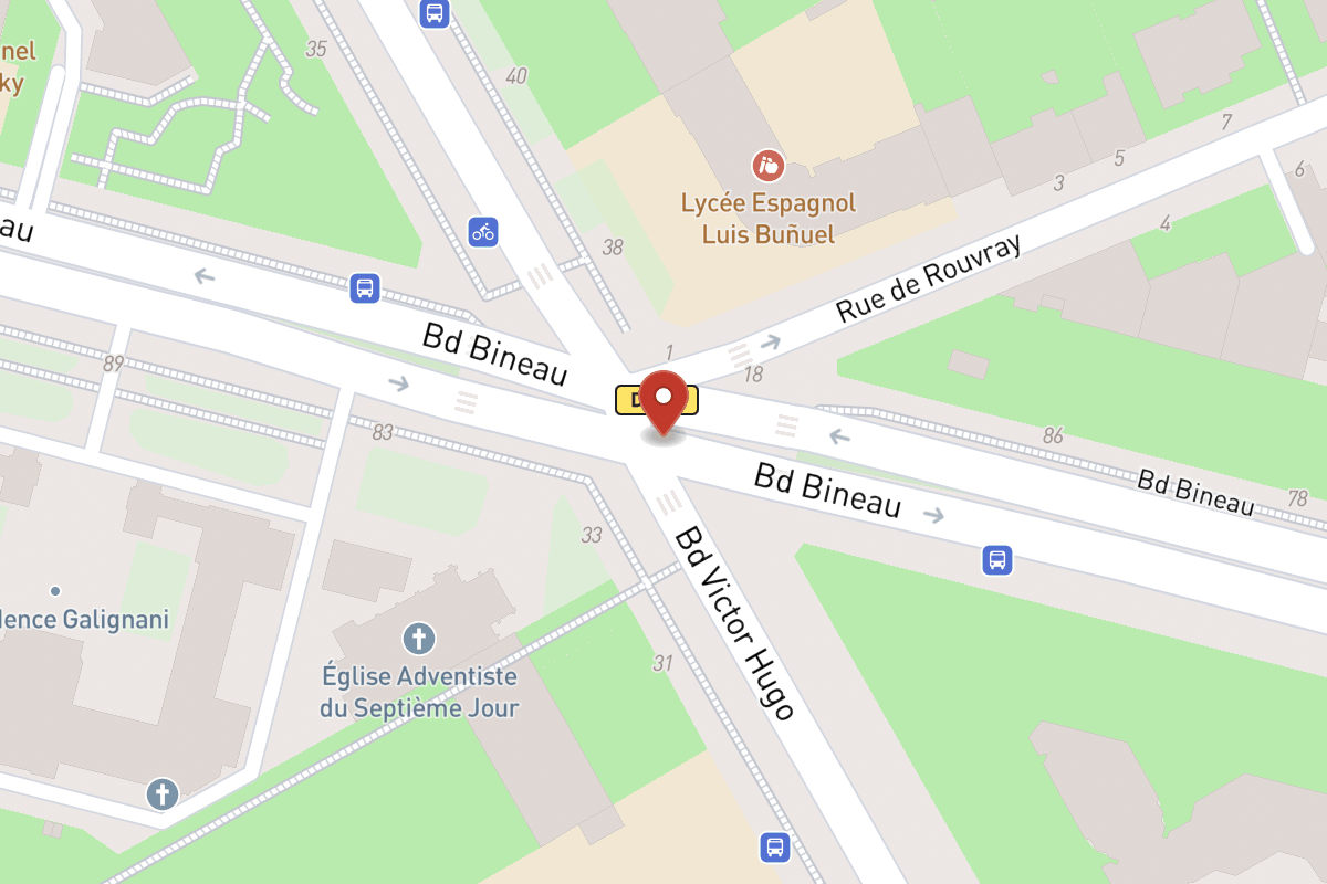 Plan de situation — 36 Boulevard Victor Hugo