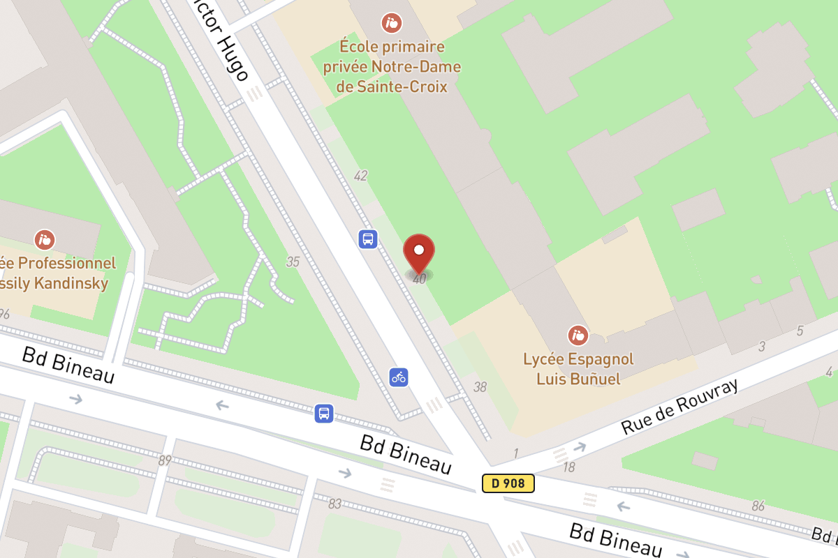 Plan de situation — 40 Boulevard Victor Hugo