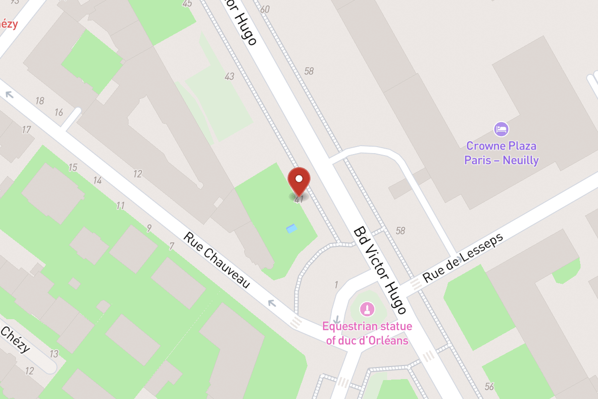 Plan de situation — 41 Boulevard Victor Hugo
