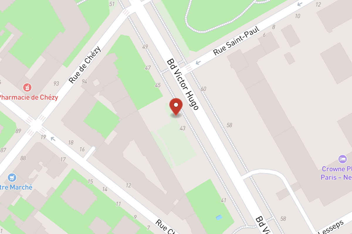 Plan de situation — 43BIS Boulevard Victor Hugo