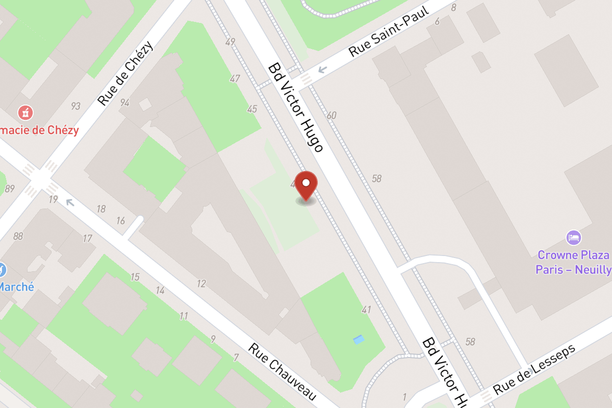 Plan de situation — 43 Boulevard Victor Hugo