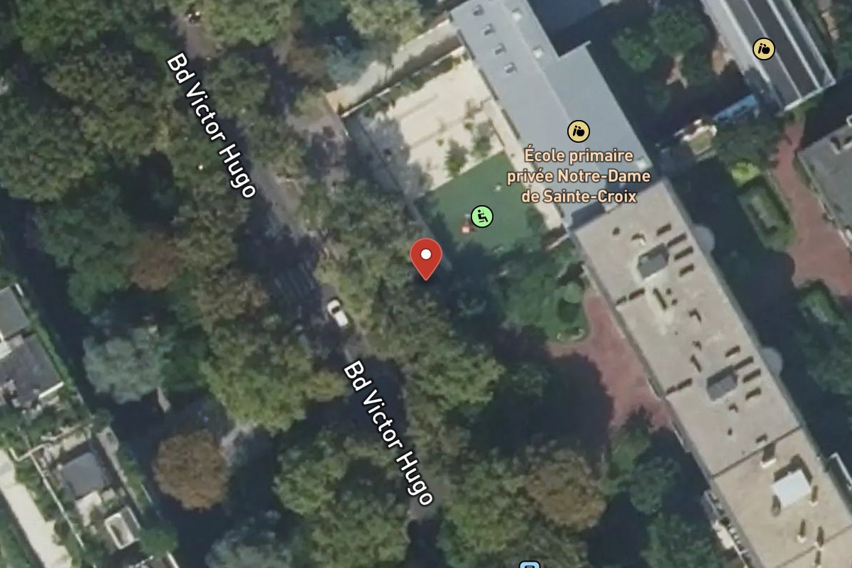 Vue satellite — 44 Boulevard Victor Hugo