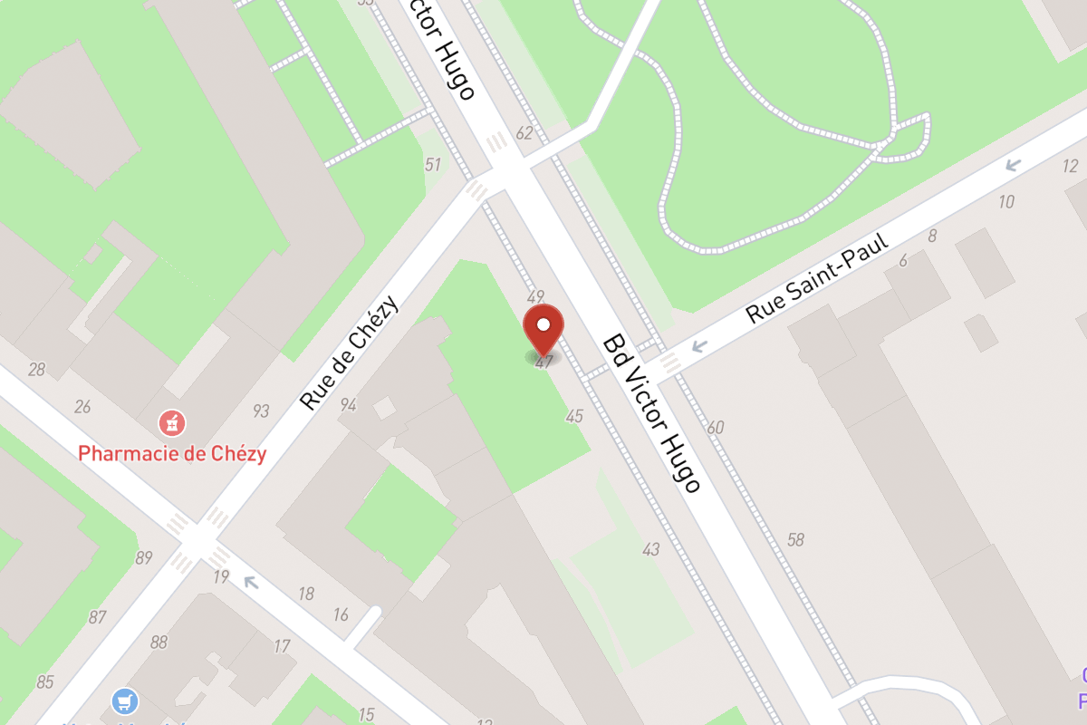 Plan de situation — 47 Boulevard Victor Hugo