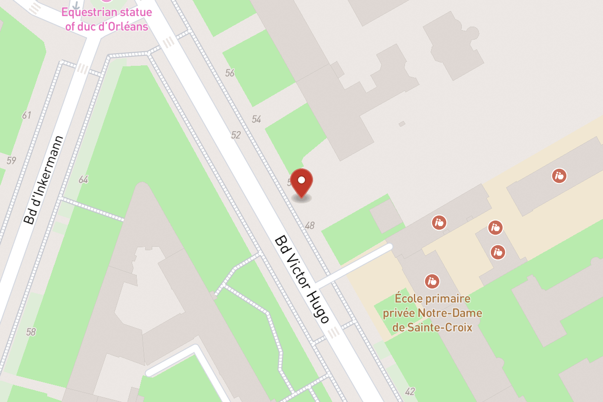 Plan de situation — 48TER Boulevard Victor Hugo